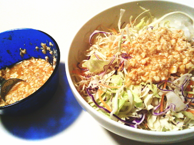 10.お豆腐ドレッシング（麺つゆラー油）