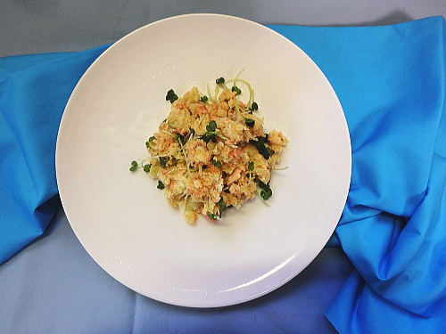 鮭とクリームチーズのポテトサラダ