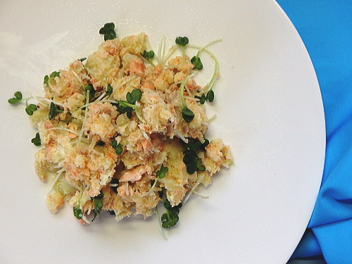 鮭とクリームチーズのポテトサラダ