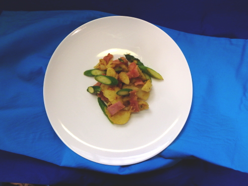 サニーレタスとお豆腐のサラダ