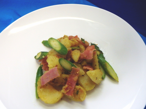 サニーレタスとお豆腐のサラダ