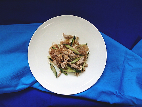 ささみときゅうりの春雨サラダ