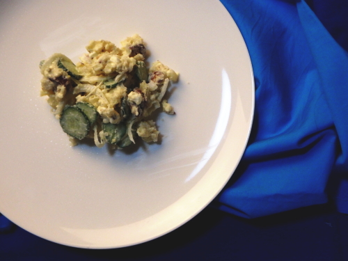 カリカリウインナーのポテトサラダ