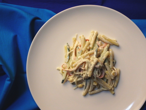 カニカマのマカロニサラダ