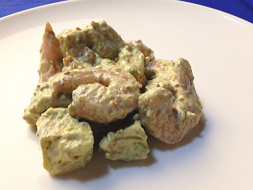 アボガドとエビのサラダ