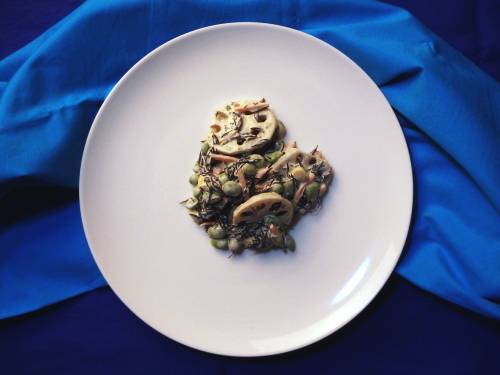 レンコンとひじきの枝豆サラダ