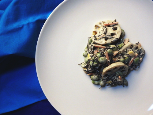 レンコンとひじきの枝豆サラダ