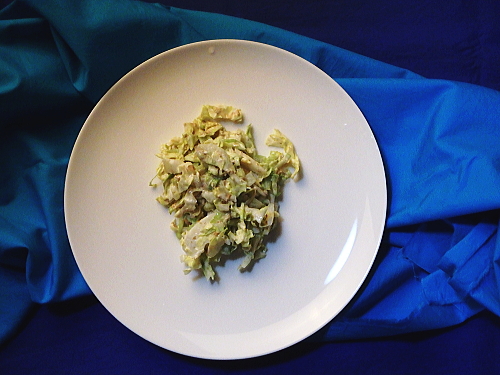 千切りキャベツのおかかマヨサラダ