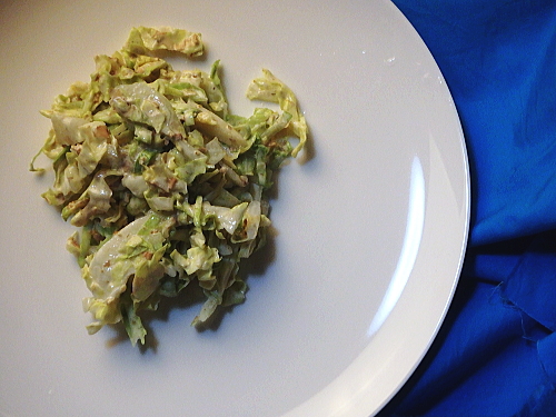 千切りキャベツのおかかマヨサラダ