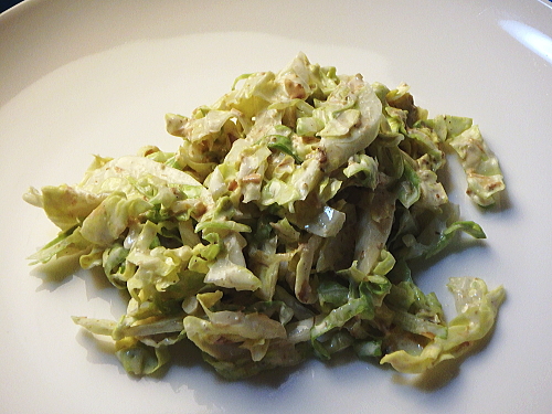 千切りキャベツのおかかマヨサラダ