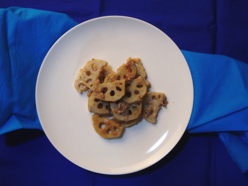 レンコンとツナのやみつきサラダ