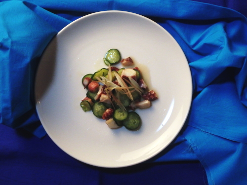 53.タコときゅうりの酢の物