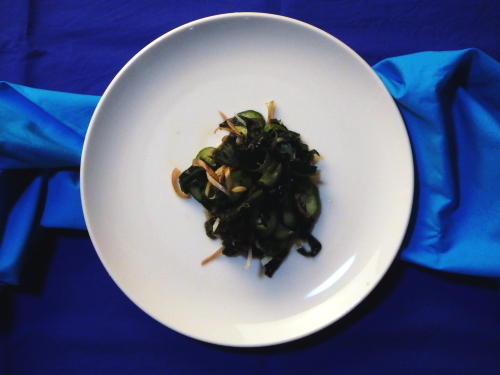 54.大葉とミョウガの酢の物