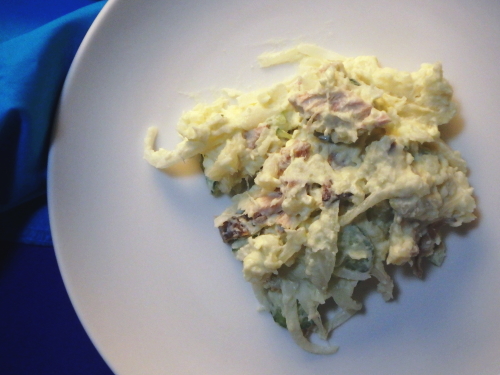 55.スモークチキンのポテトサラダ