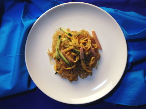 58.きくらげときゅうりの酢の物