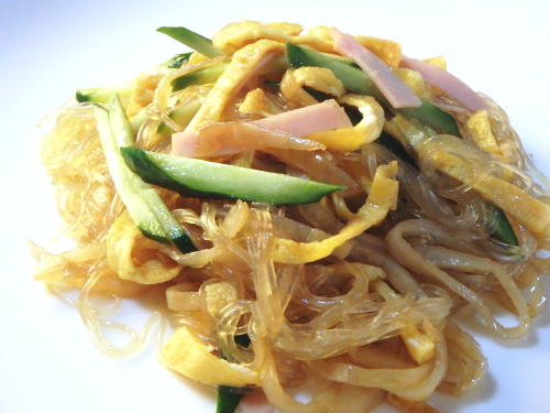 58.きくらげときゅうりの酢の物