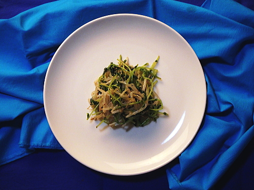 59.豆苗ともやしの酢の物