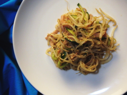 61.もやしときゅうりの中華サラダ