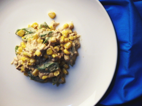 66.オクラとマヨコーンサラダ