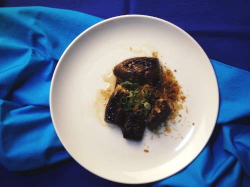 71.ナスの焼きびたし