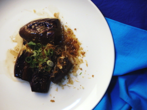 71.ナスの焼きびたし