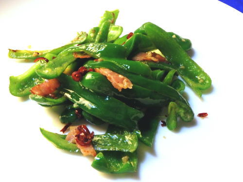 90.ピーマンのペペロンチーノ