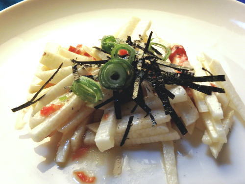 93.長芋と梅のあっさり和え