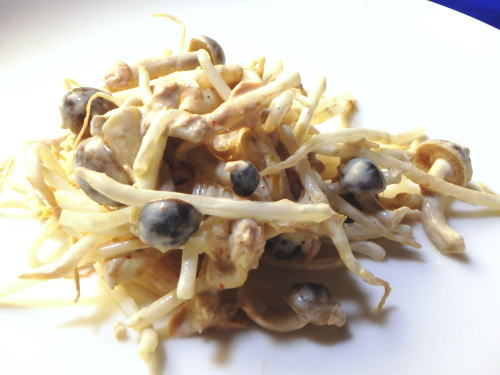 101.モヤシとツナのピリ辛マヨポン酢和え