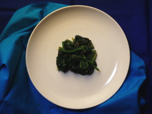 102.ほうれん草のごま和え