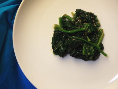 102.ほうれん草のごま和え