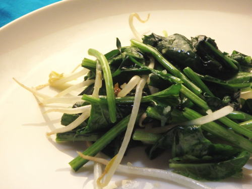 110.付け合わせに！ほうれん草のナムル