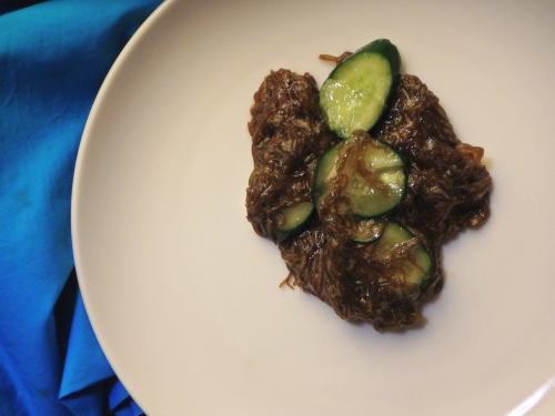 113.もずくときゅうりの酢の物