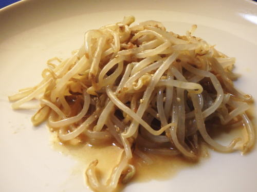 115.さっぱり美味しい！もやしの梅みそ和え