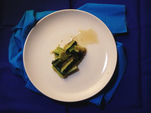 116.簡単におつまみ　きゅうりのピリ辛和え