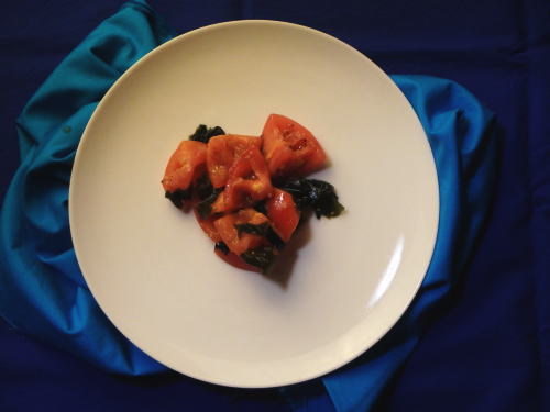 117.さっぱり美味しい!トマトとワカメのナムル