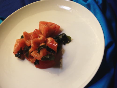 117.さっぱり美味しい!トマトとワカメのナムル