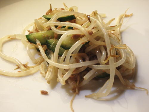 118.簡単もやしときゅうりのツナナムル