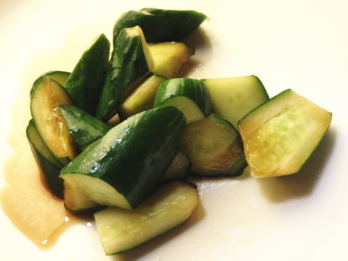 119.ごま油香るきゅうりの浅漬け