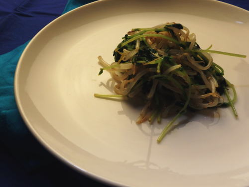 125.もやしと豆苗のナムル