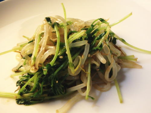 125.もやしと豆苗のナムル