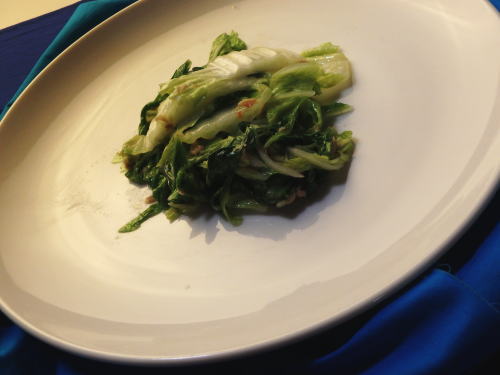 127.白菜とツナのピリ辛和え