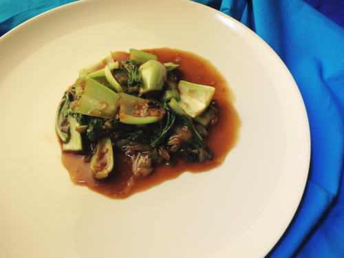 131.青梗菜のオイスター炒め