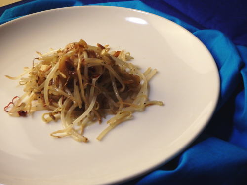 136.おつまみの定番！もやしのペペロンチーノ