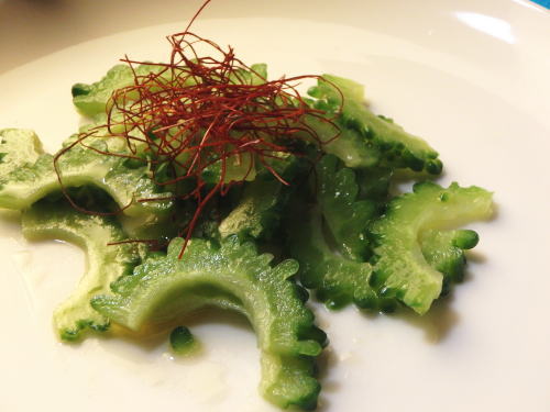 148.昆布茶で作るゴーヤおひたし