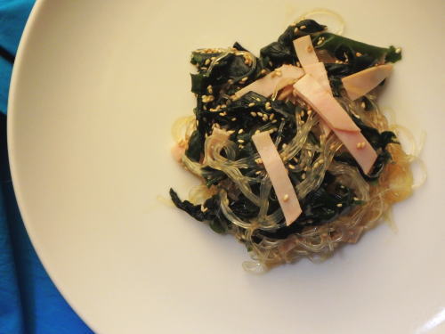 151.春雨とわかめのサラダ