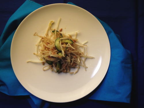 155.簡単もやしときゅうりのツナナムル