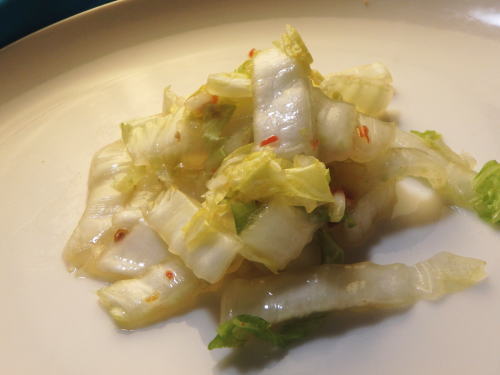 156.ピリッとおつまみ白菜の豆板醤漬け