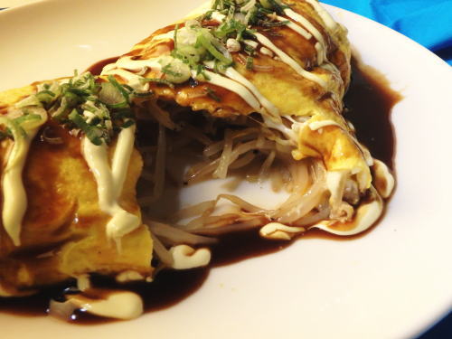 157.ビールにぴったり！もやしとチーズのとん平焼き