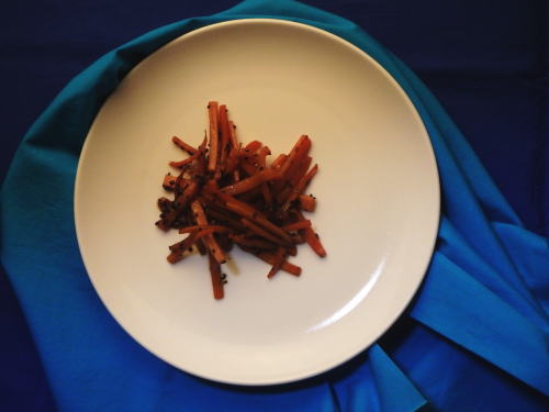 160.お弁当に！人参のきんぴら