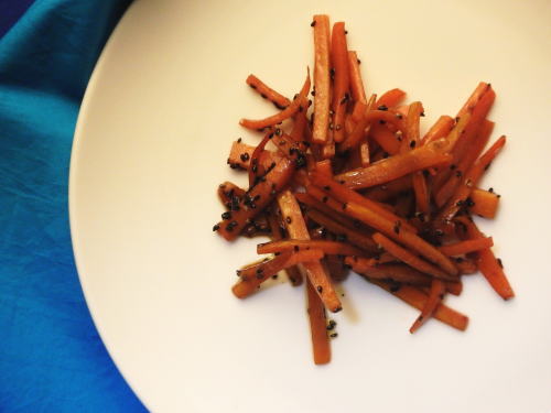 160.お弁当に！人参のきんぴら